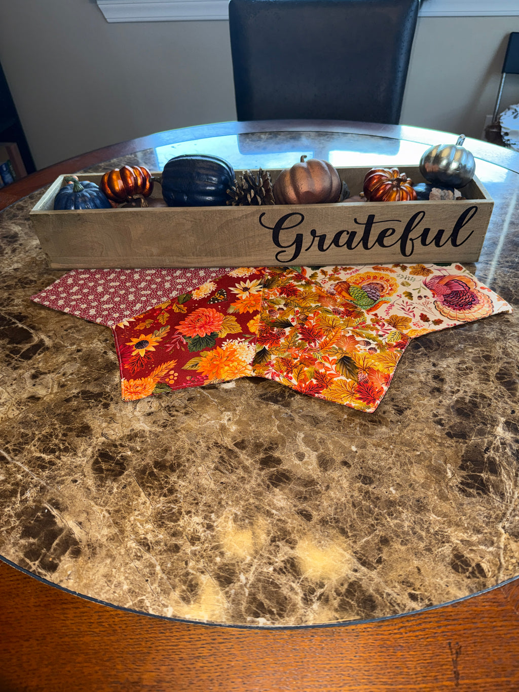 Custom 8 point table topper