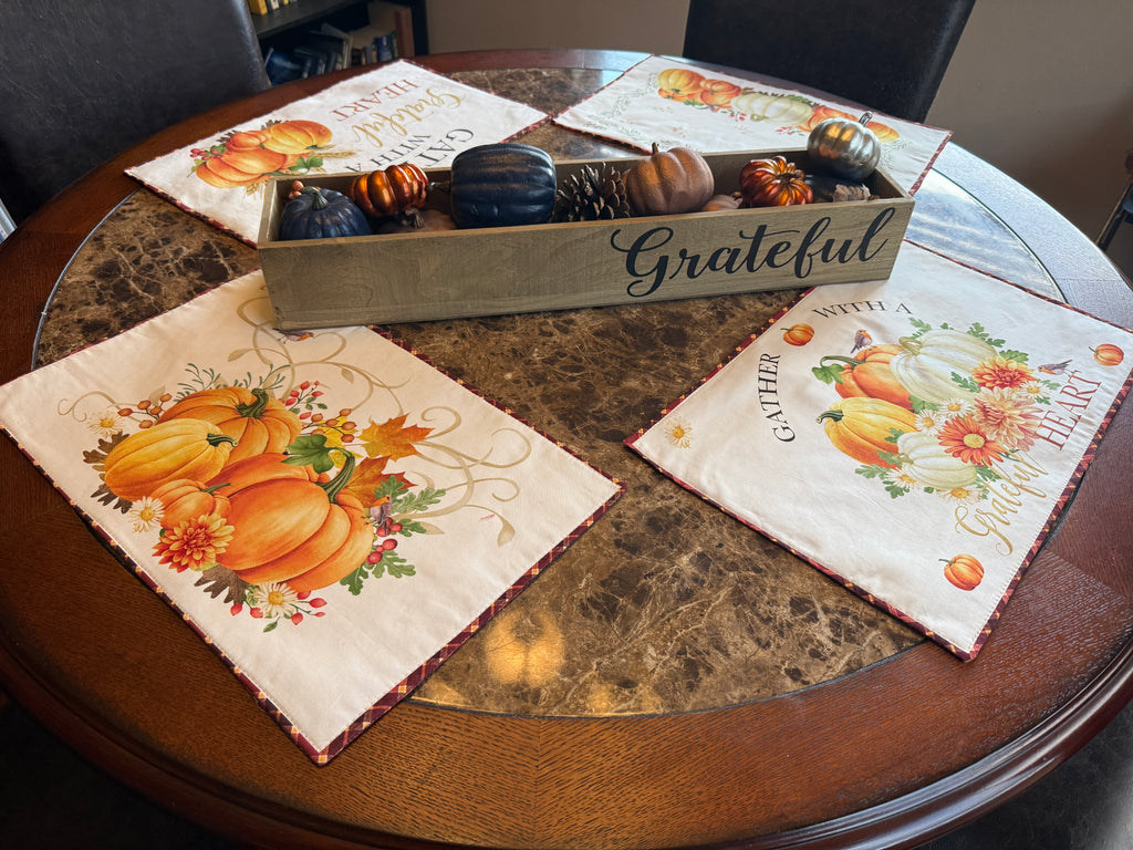 Gather With a Graeful Heart Placemat Set