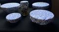 Blue Wildflower Bowl Covers