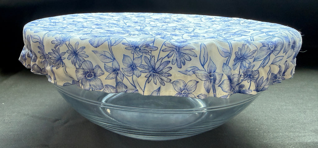 Blue Wildflower Bowl Covers