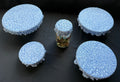 Blue Ditsy Floral Bowl Covers