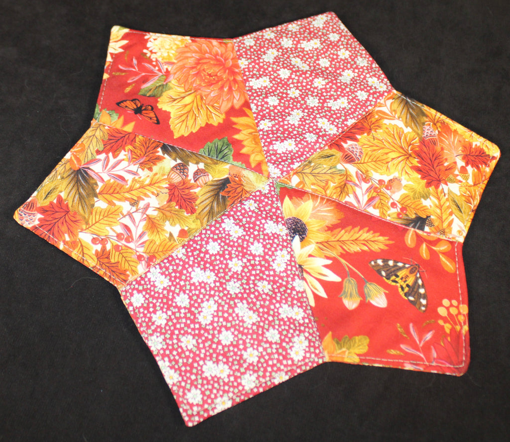 Double-sided Autumn Hot Pad/Mug Rug
