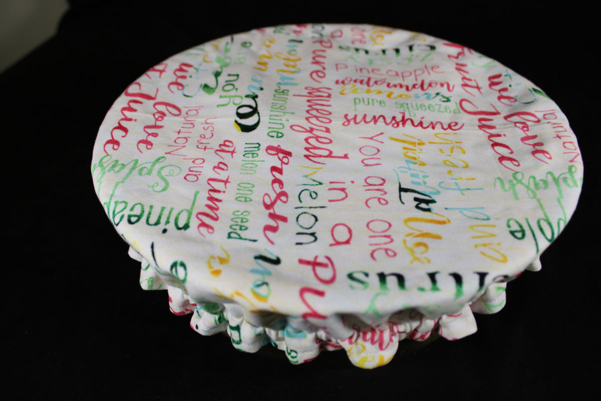 Citrus Reversible Bowl Cover