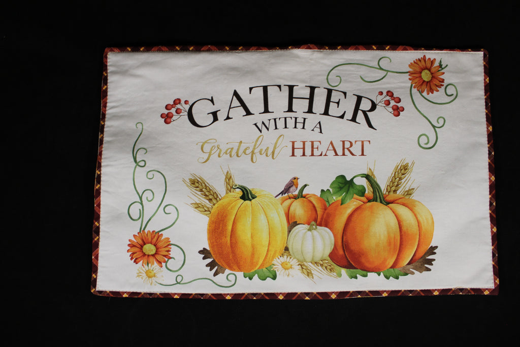 Gather With a Graeful Heart Placemat Set