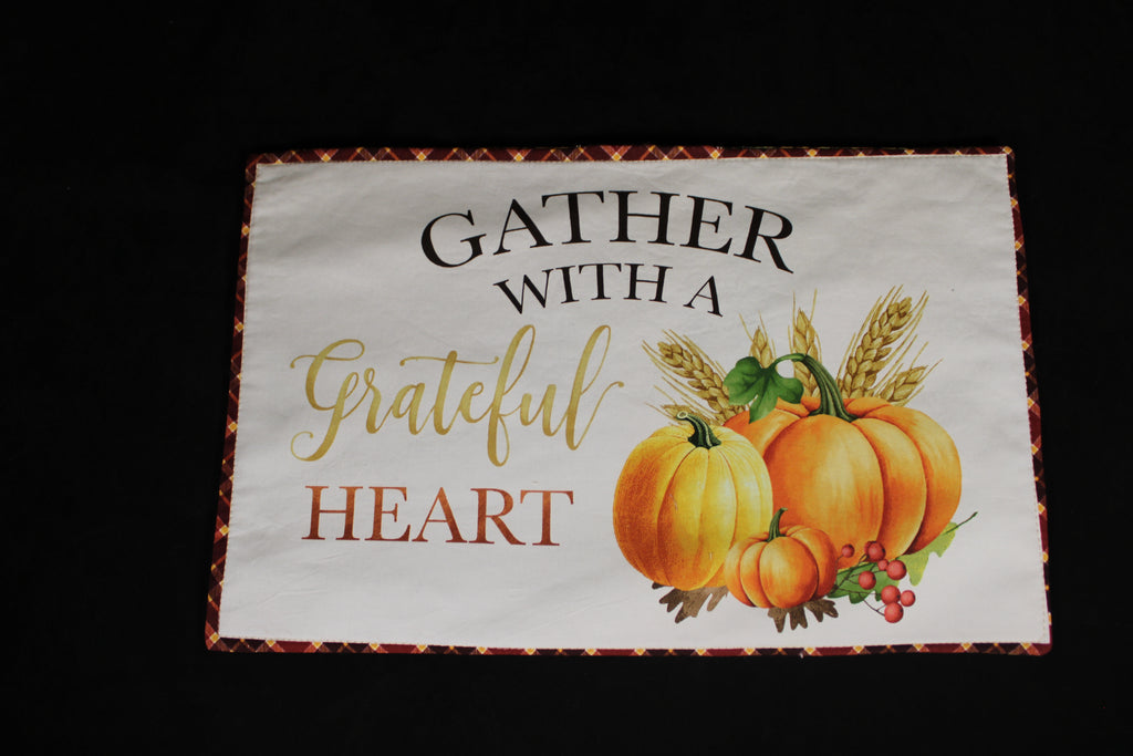Gather With a Graeful Heart Placemat Set