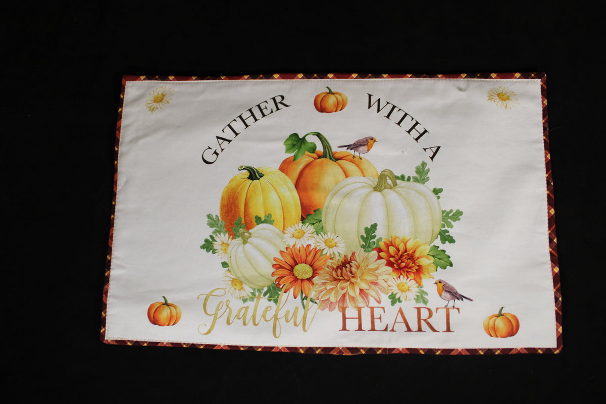 Gather With a Graeful Heart Placemat Set