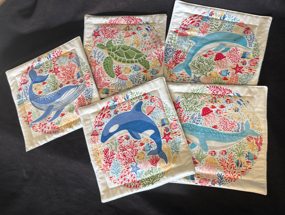 Under the Sea Large Hot Pad/Pot Holder